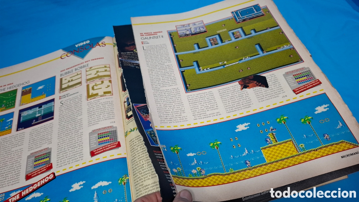 Videojuegos y consolas: REVISTA MICRO MAN&Iacute;A, N&Uacute;MERO 44 - LOS SIMPSONS - Foto 4