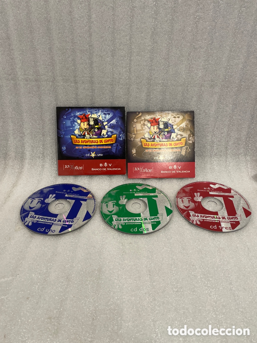 Videospiele und Konsolen: LAS AVENTURAS DE CENTO EN LA COMUNIDAD VALENCIANA,CD 1,2Y3,BANCO VALENCIA
