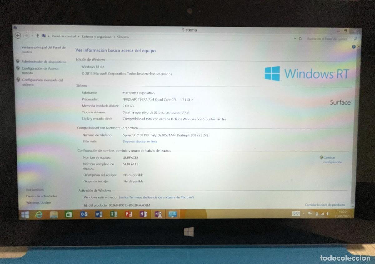 Videojuegos y consolas: TABLET MICROSOFT SURFACE 2 64 GIGAS A&Ntilde;O 2013 - FUNCIONANDO - Foto 30