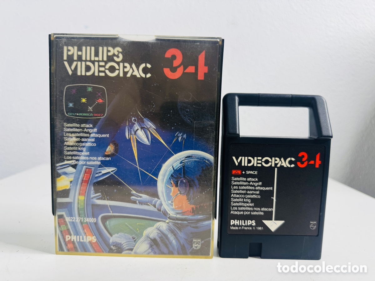 Videojuegos y consolas: Satellite Attack - Philips Videopac 34 - Foto 2