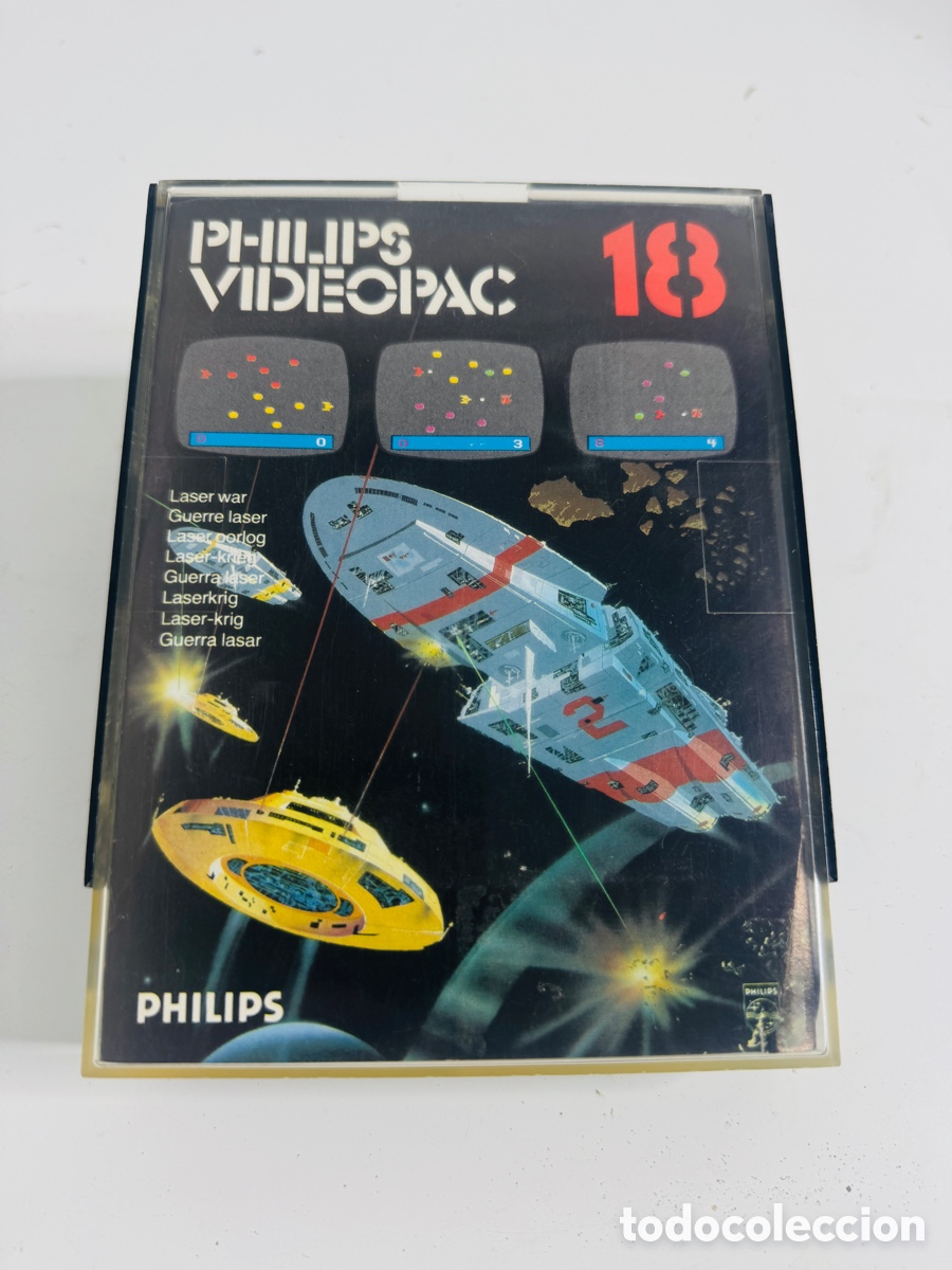Videojuegos y consolas: Philips Videopac Laser War 1980 - Foto 1