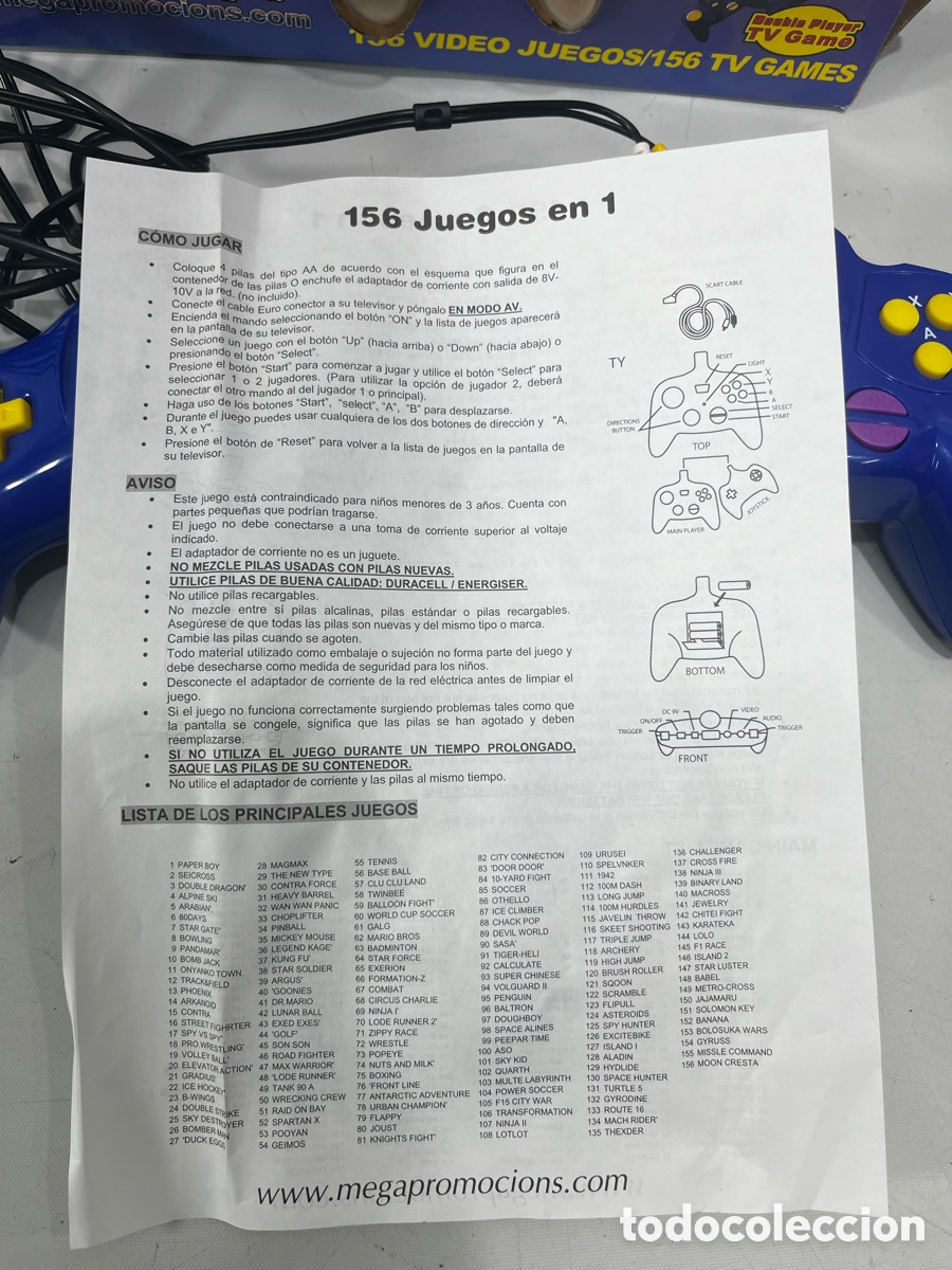 Videojuegos y consolas: VIDEOJUEGOS 156 JUEGOS EN 1 - Foto 4