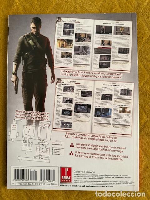 Videojuegos y consolas: SPLINTER CELL CONVICTION - PRIMA OFFICIAL GAME GUIDE - Foto 2
