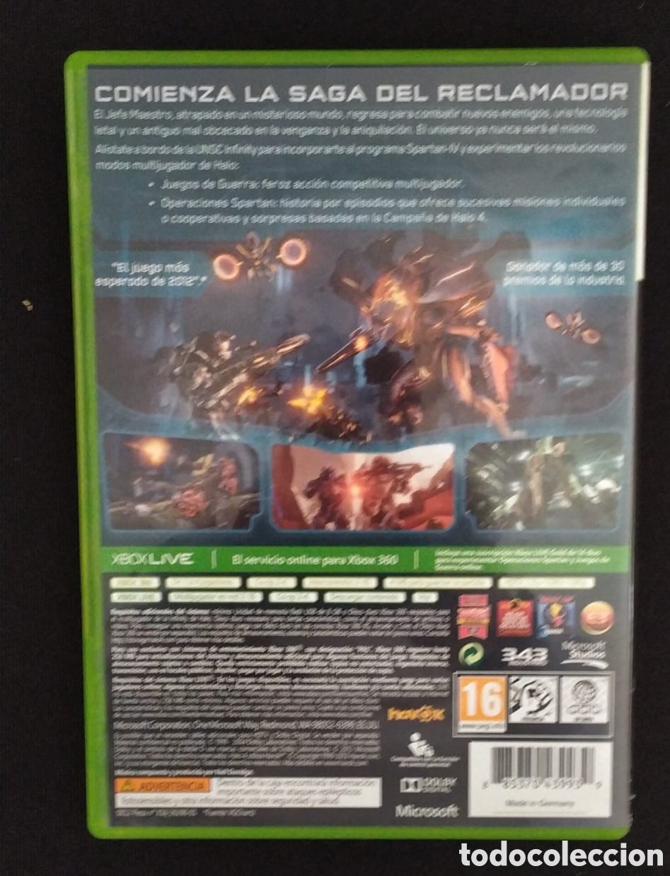 Videojuegos y consolas: XBOX 360 JUEGO HALO 4 - Foto 2