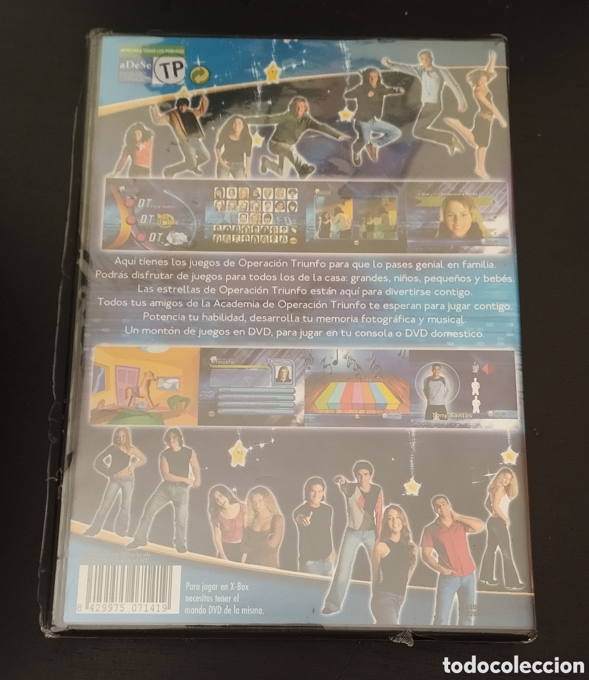 Videojuegos y consolas: DVD PRECINTADO. LOS JUEGOS DE OPERACION TRIUNFO - Foto 2
