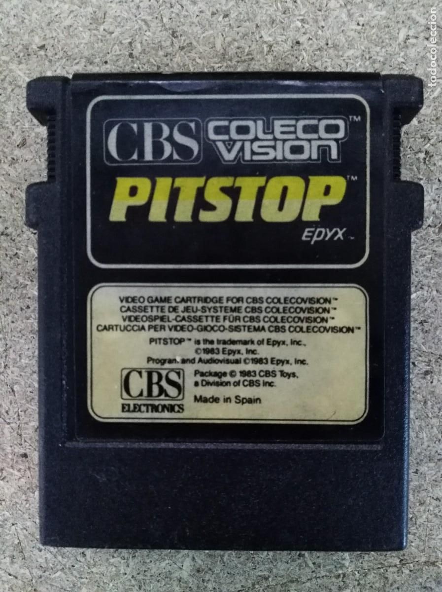 Videojuegos y consolas: Cartucho CBS Coleco Vision. Pitstop. Epyx - Foto 1