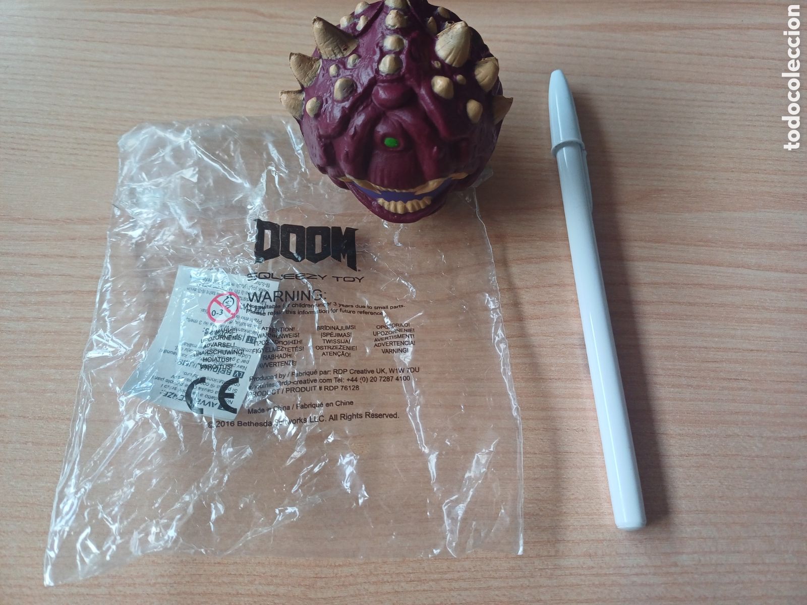 Videojuegos y consolas: PELOTA MASAJE DOOM VIDEOJUEGO PC MERCH - Foto 3