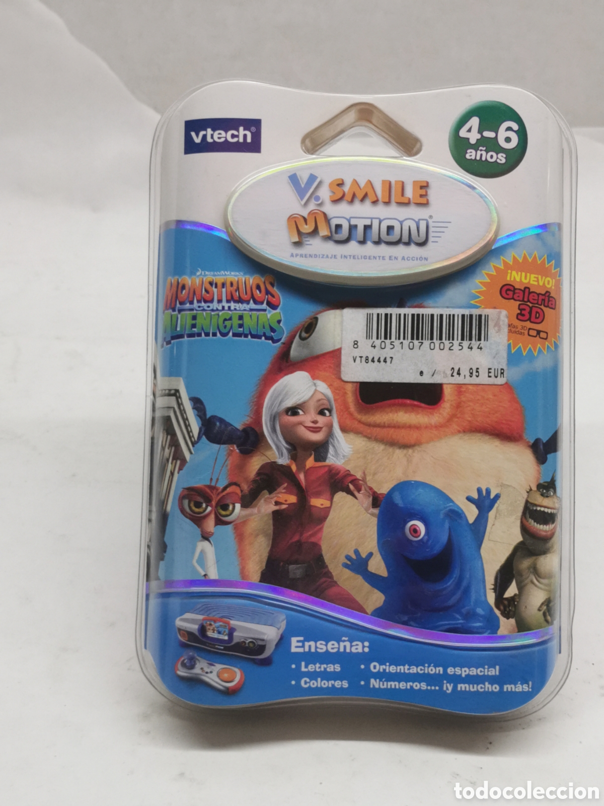 Videojuegos y consolas: Monstruos contra Alien&iacute;genas smile motion - Foto 1