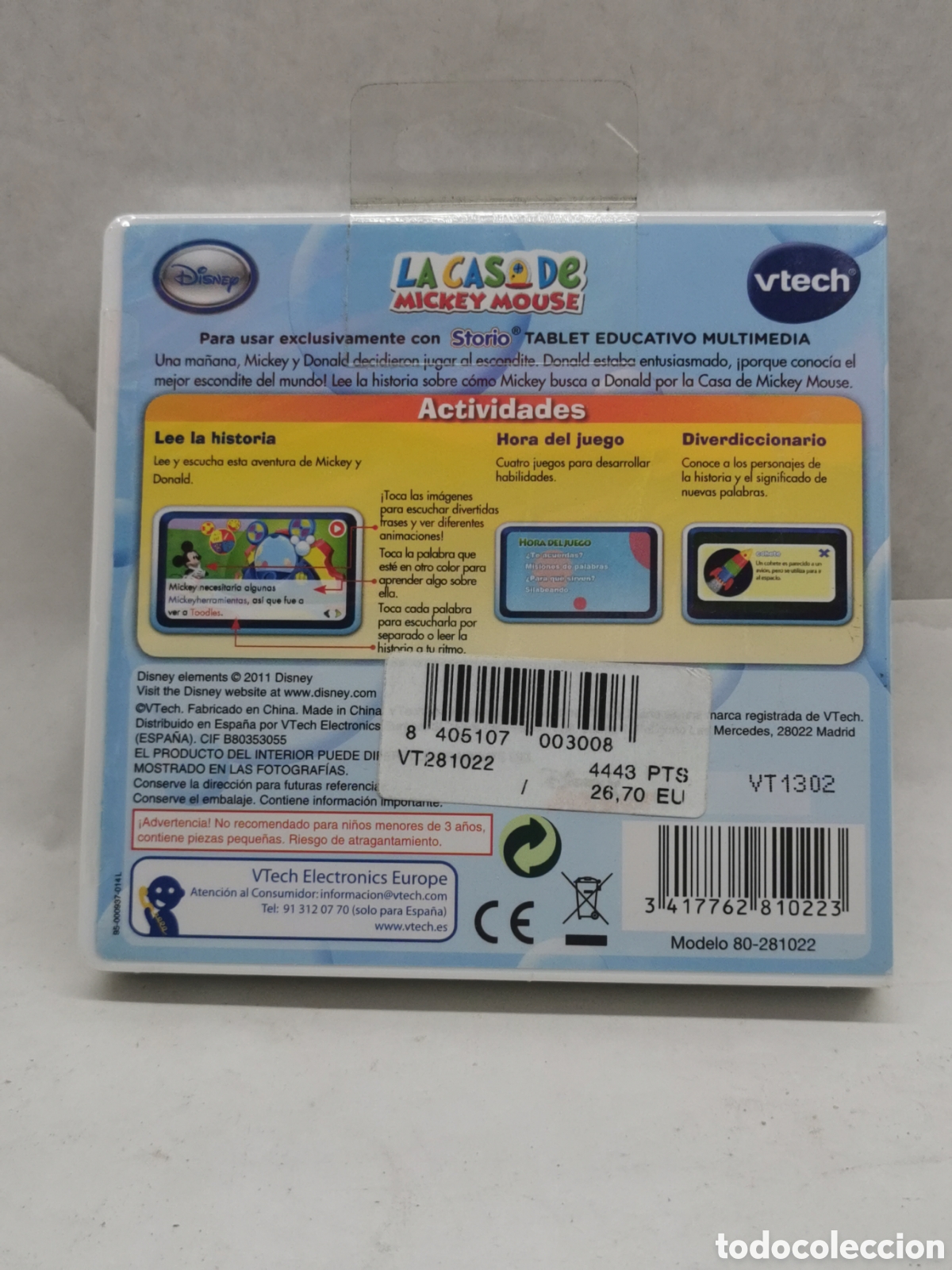Videojuegos y consolas: Pertenec&iacute;a juego de compresi&oacute;n lectora La Casa de Mickey Mouse - Foto 3