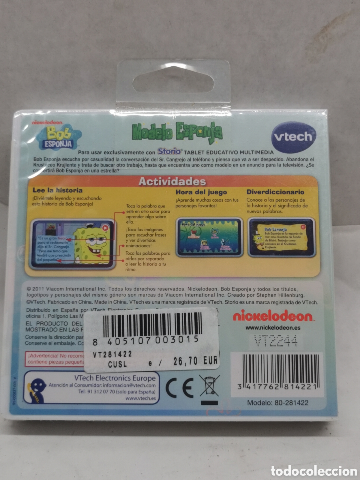 Videojuegos y consolas: Pop modelo esponja juego educativo multimedia - Foto 3