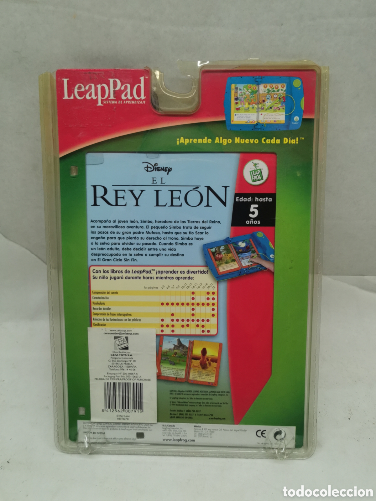 Videojuegos y consolas: El Rey Le&oacute;n leap pad - Foto 4