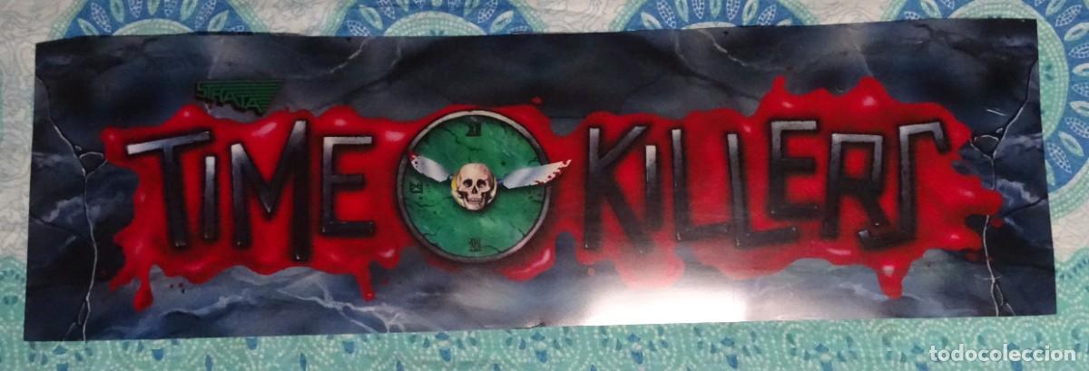 Videojuegos y consolas: TIME KILLERS (TIMEKILLERS) + MANUAL + MARQUESINA. STRATA. PLACA ARCADE JAMMA ORIGINAL. - Foto 2