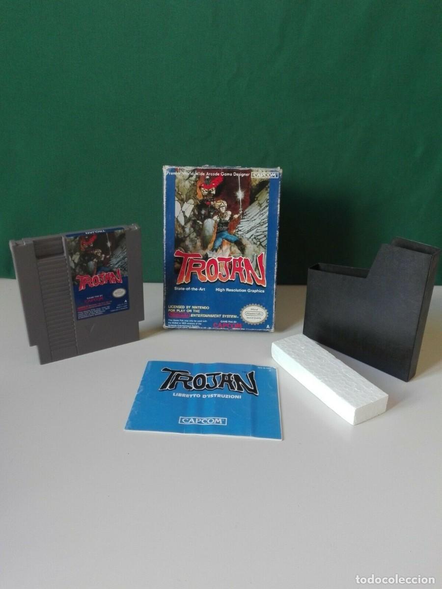 Videojuegos y consolas: Trojan PAL A Nes Nintendo 8 Bit - Foto 1