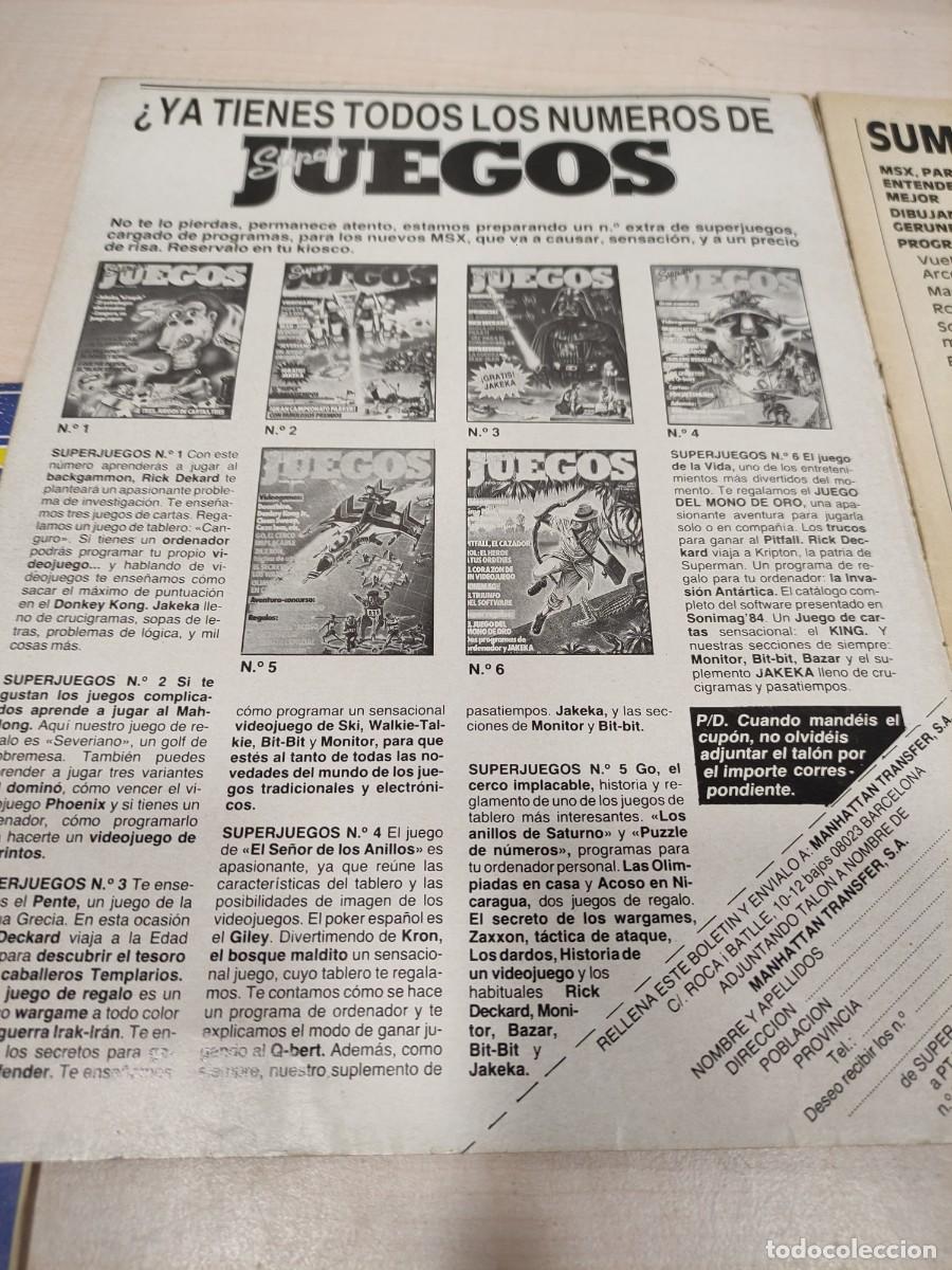 Videojuegos y consolas: Revista Super juegos extra n 7 - Foto 3