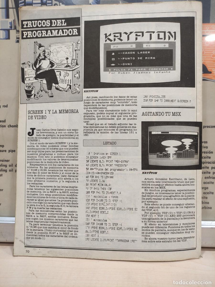 Videojuegos y consolas: Revista MSX extra n 32-33 1987 - Foto 2