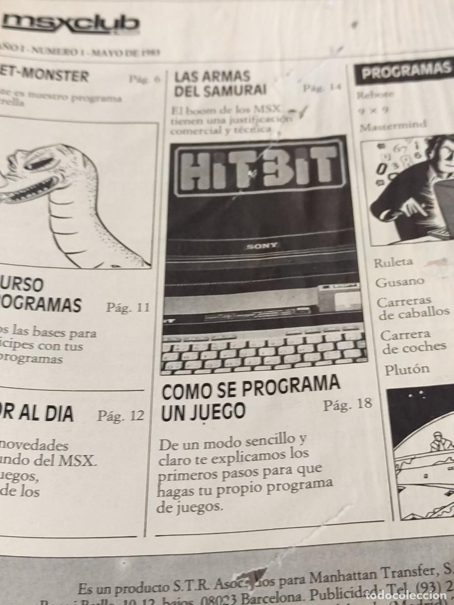 Videojuegos y consolas: Revista MSX club n 1 - Foto 3