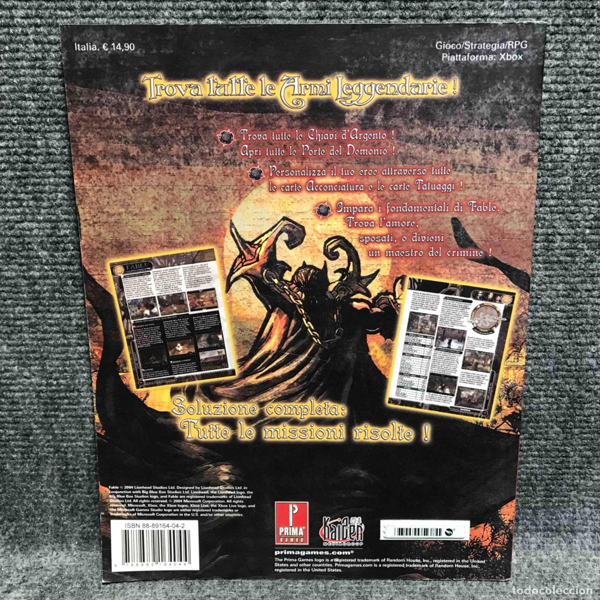 Videojuegos y consolas: GUIA FABLE MICROSOFT XBOX ITALIANO - Foto 2