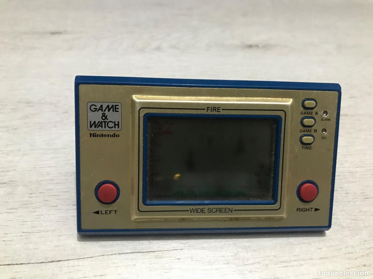 Videojuegos y consolas: Game&watch fire de Nintendo - Foto 1