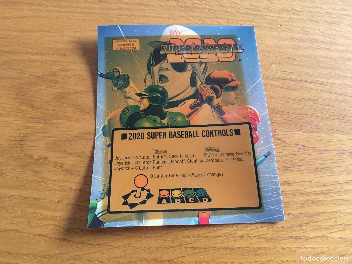 Videojuegos y consolas: Flyer de MVS del juego 2020 Super Baseball. - Foto 1