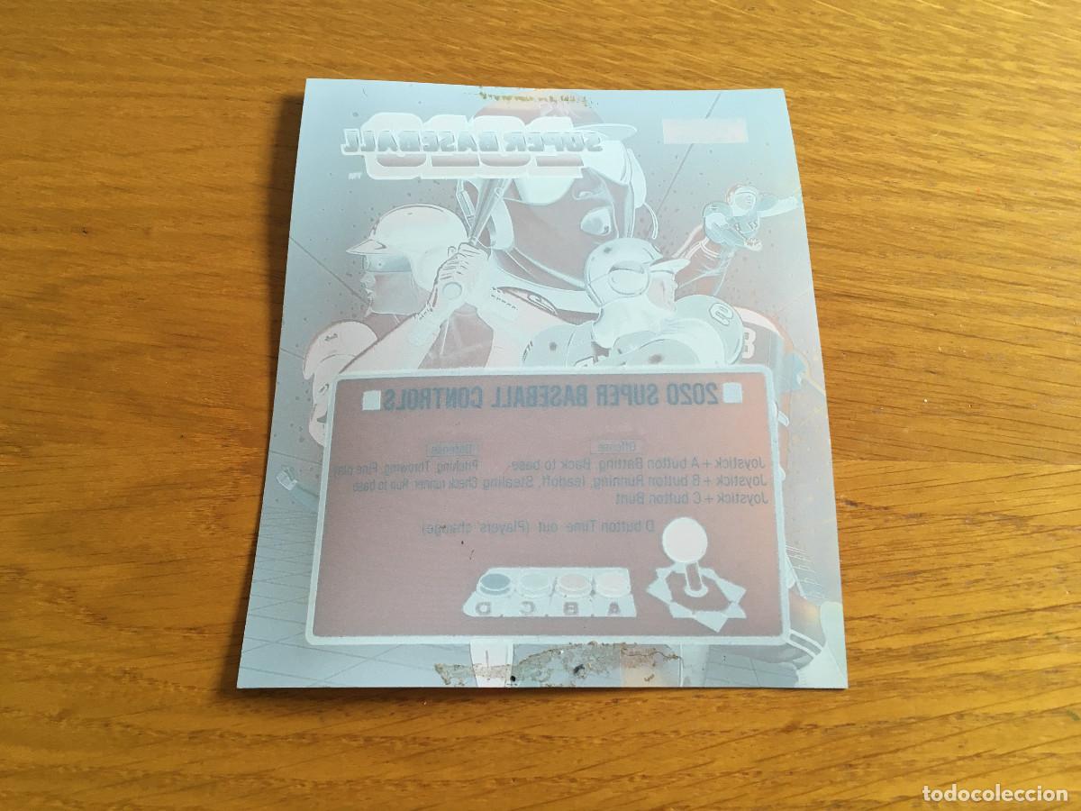 Videojuegos y consolas: Flyer de MVS del juego 2020 Super Baseball. - Foto 2