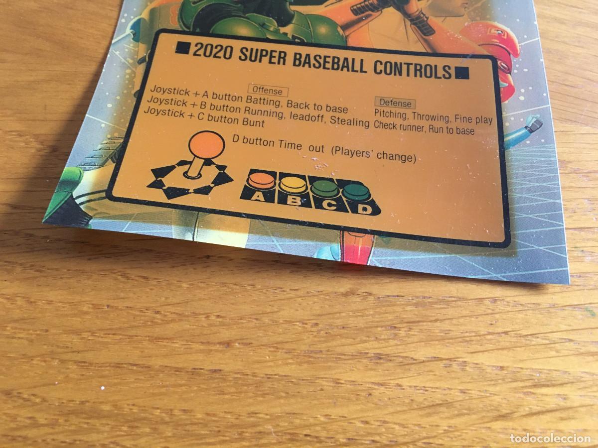 Videojuegos y consolas: Flyer de MVS del juego 2020 Super Baseball. - Foto 3