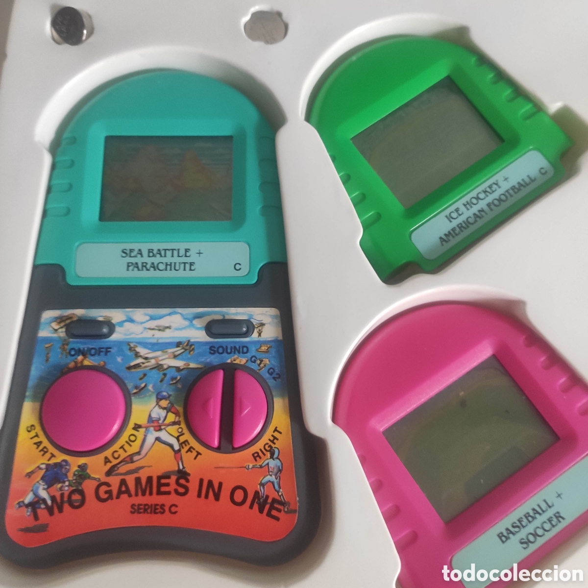 Videojuegos y consolas: CONSOLA RETRO LCD JUEGOS INTERCAMBIABLES - Foto 2