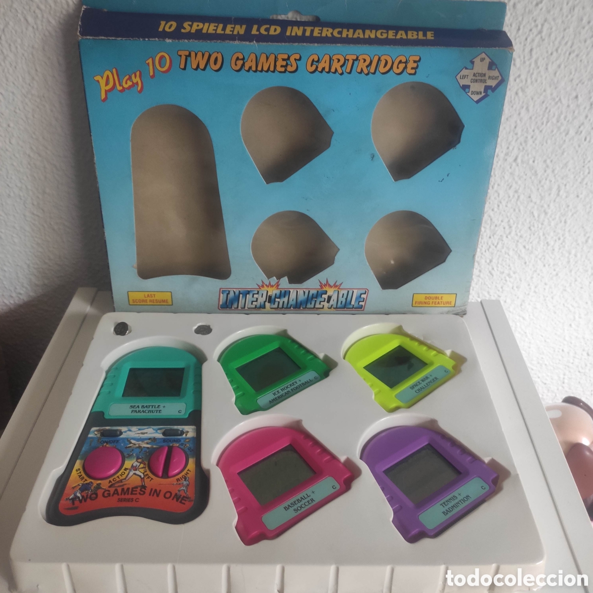 Videojuegos y consolas: CONSOLA RETRO LCD JUEGOS INTERCAMBIABLES - Foto 1