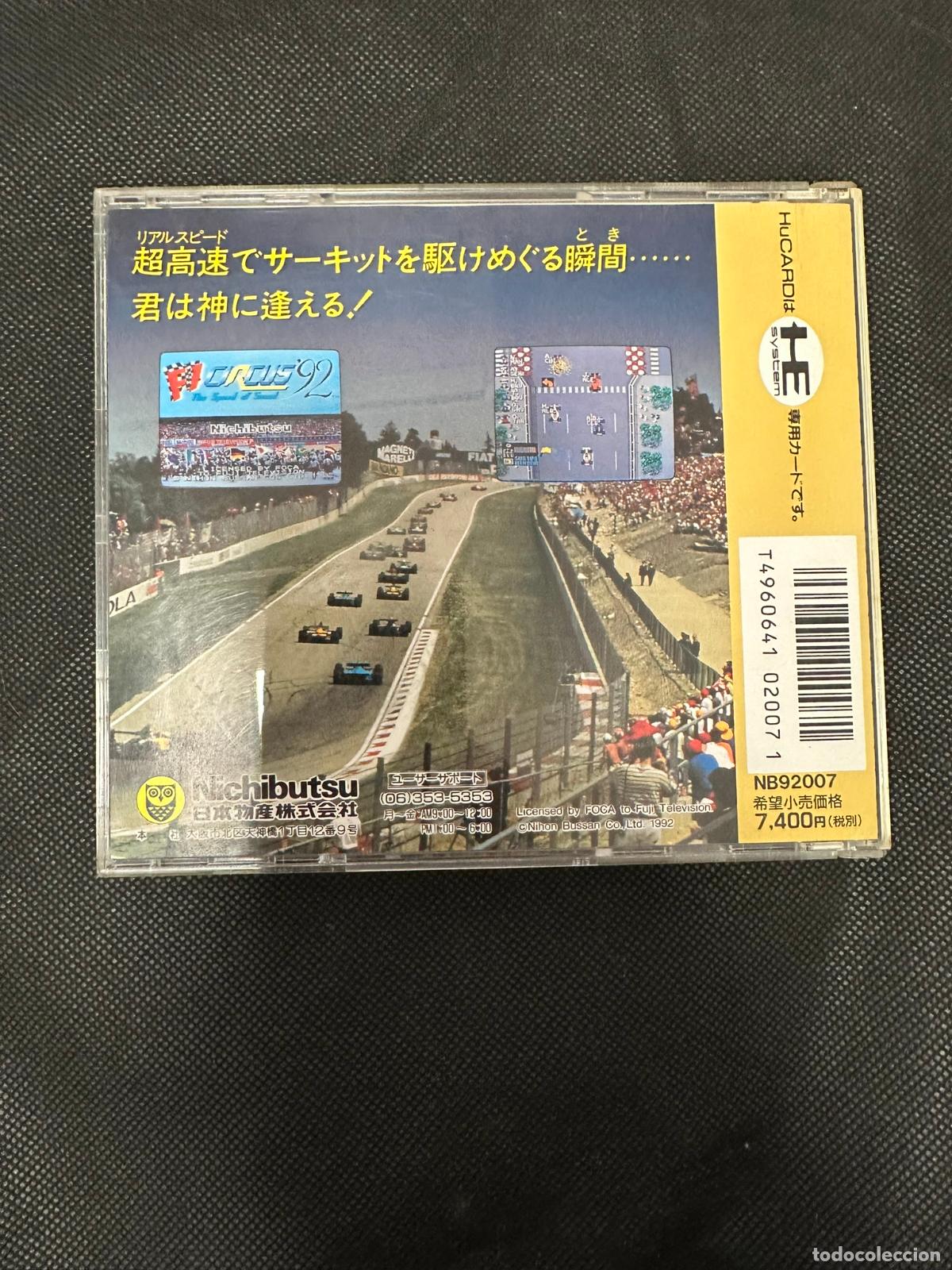 Videojuegos y consolas: F1 Circus 92 - Pc Engine PCE Pcengine - Foto 6
