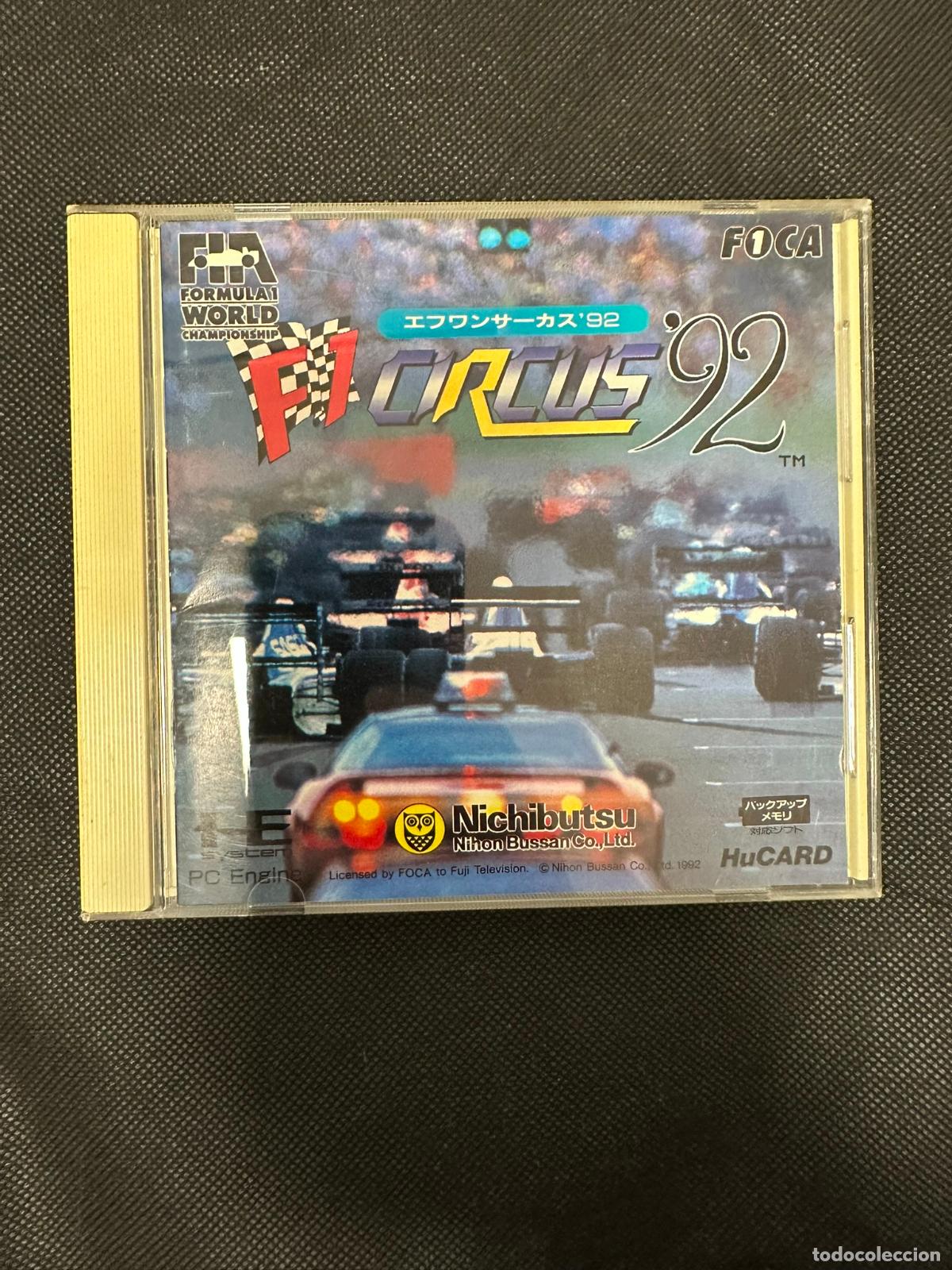Videojuegos y consolas: F1 Circus 92 - Pc Engine PCE Pcengine - Foto 1