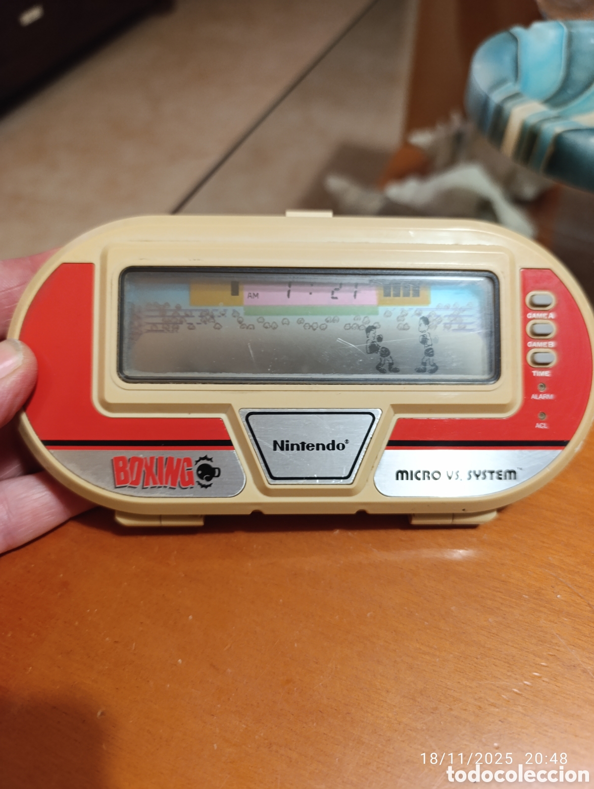Videojuegos y consolas: Nintendo Game & Watch Boxing Micro VS.&nbsp;System,1984,completa y funcionando - Foto 1
