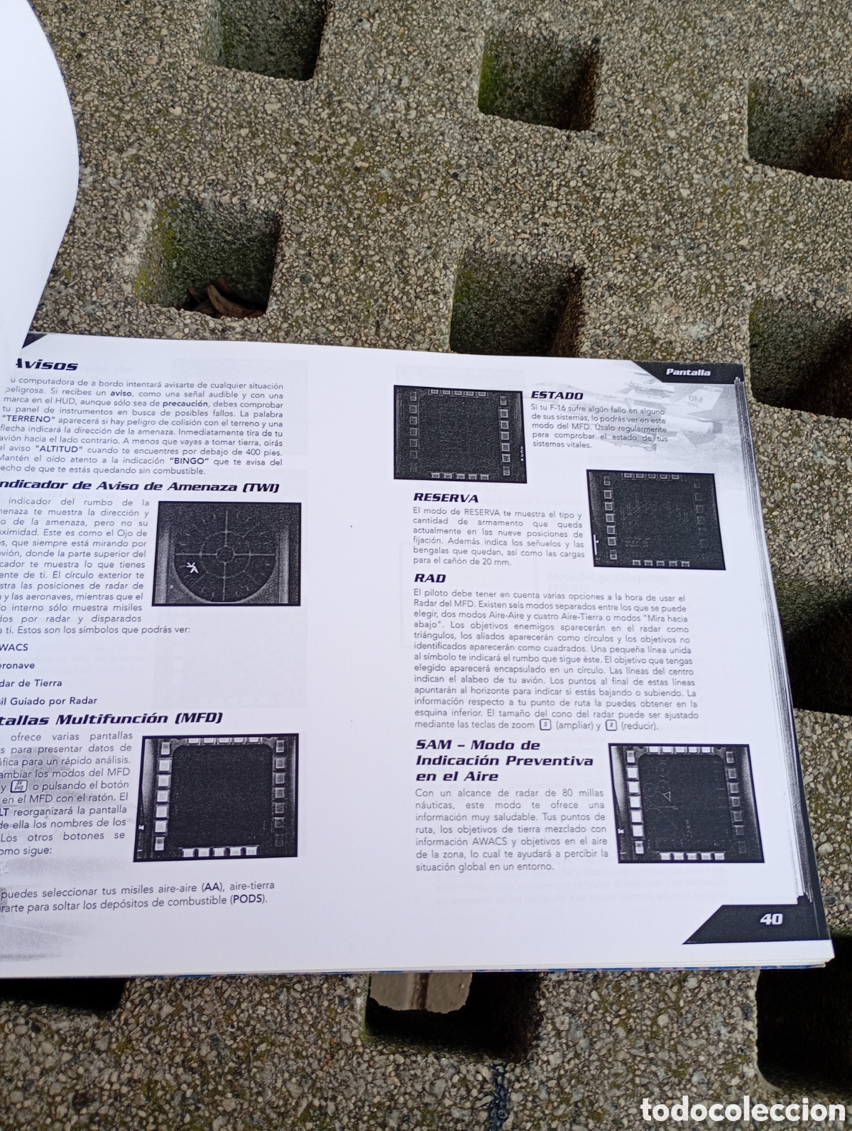 Videojuegos y consolas: F-16 MULTIROLE FIGHTER MANUAL DE VIDEOJUEGO PC - Foto 2