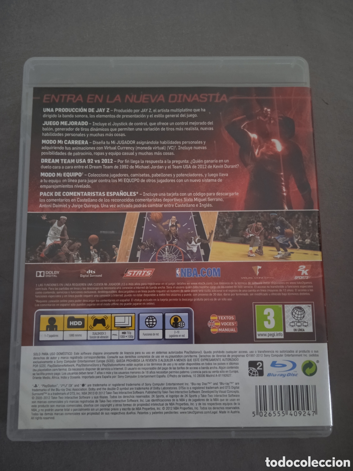 Videojuegos y consolas: NBA2K13 Videojuego PS3 Blu-ray Disc - Foto 2
