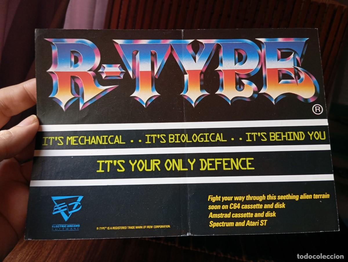 Videojuegos y consolas: Flyer R-type Afterburner Doble Retro 8 y 16 Bits Promo - Foto 3