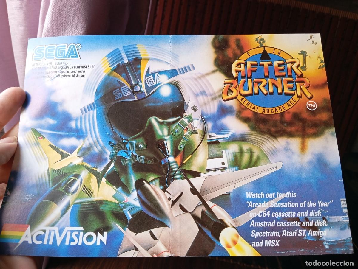 Videojuegos y consolas: Flyer R-type Afterburner Doble Retro 8 y 16 Bits Promo - Foto 4