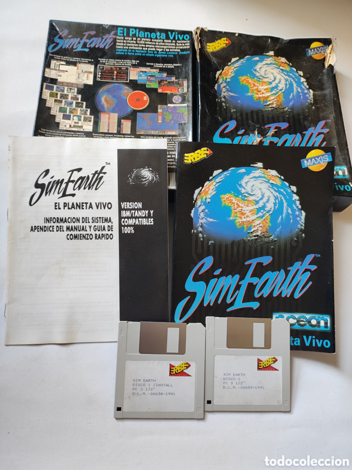Videojuegos y consolas: Antiguo juego para PC sim earth Erbe - Foto 2