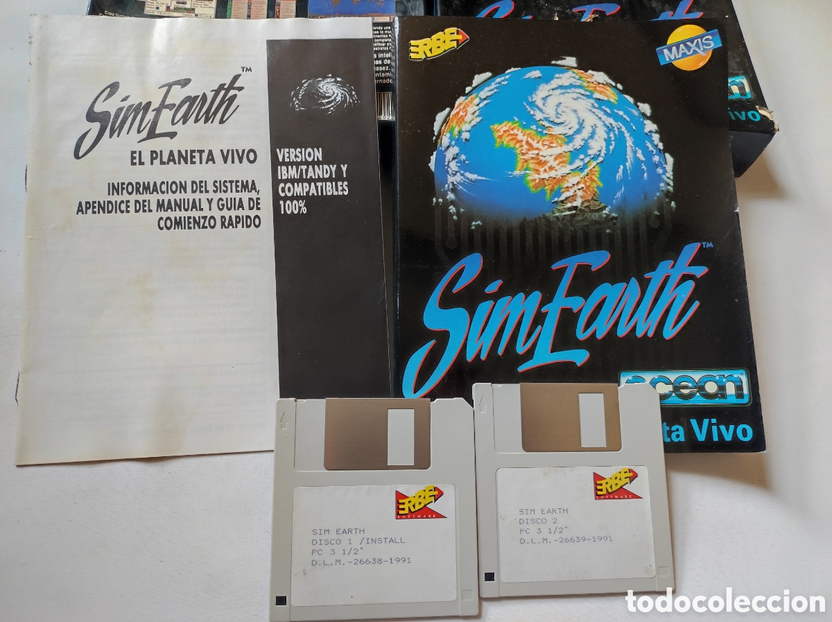 Videojuegos y consolas: Antiguo juego para PC sim earth Erbe - Foto 3