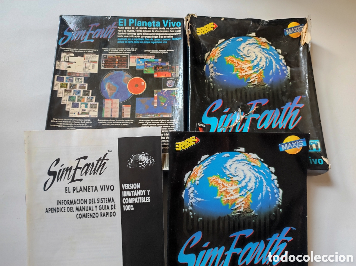 Videojuegos y consolas: Antiguo juego para PC sim earth Erbe - Foto 4