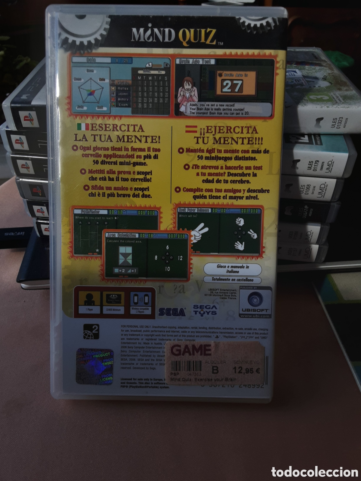 Videojuegos y consolas: &iexcl;&iexcl; EJERCITA TU MENTE !! Juego de la PSP - Foto 2