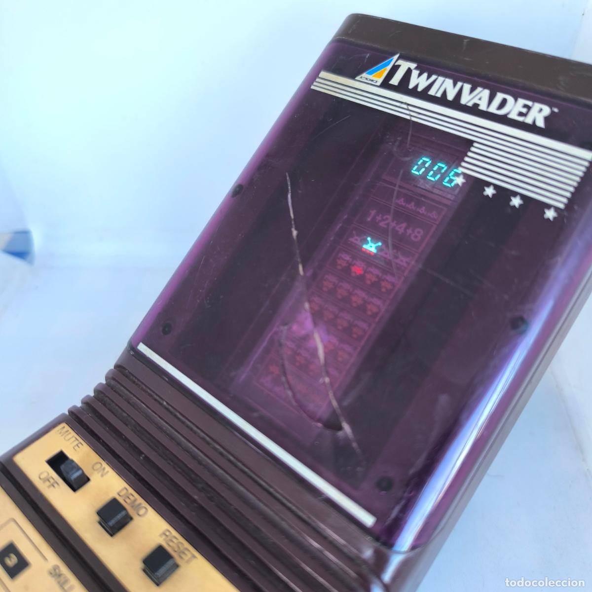 Videojuegos y consolas: Actronics Twinvader 3 Vintage 1981 Tabletop/Handheld Game japan - Foto 3