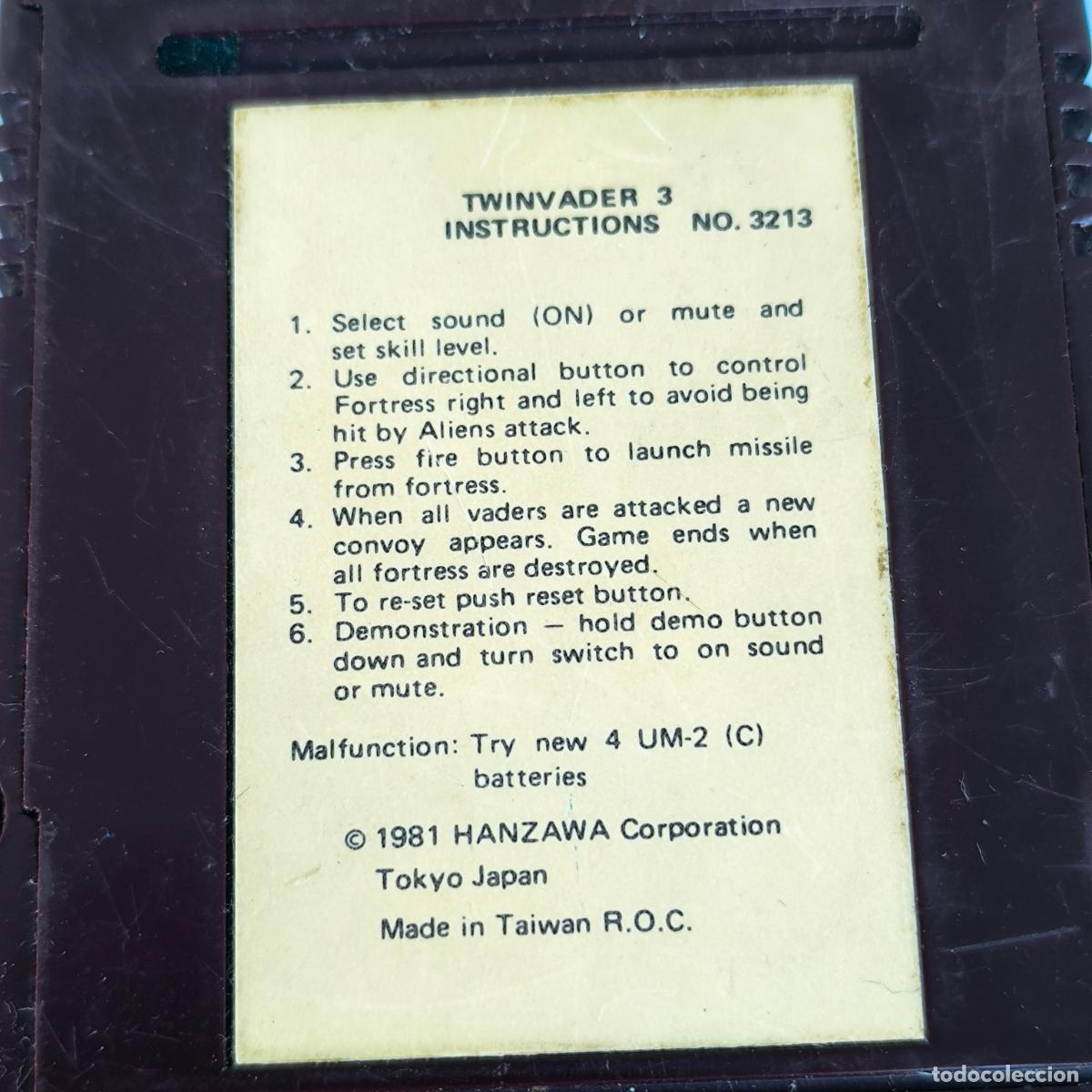 Videojuegos y consolas: Actronics Twinvader 3 Vintage 1981 Tabletop/Handheld Game japan - Foto 7
