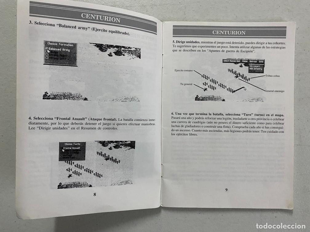 Videojuegos y consolas: CENTURION - MANUAL DE VIDEOJUEGO EN ESPA&Ntilde;OL - Foto 4