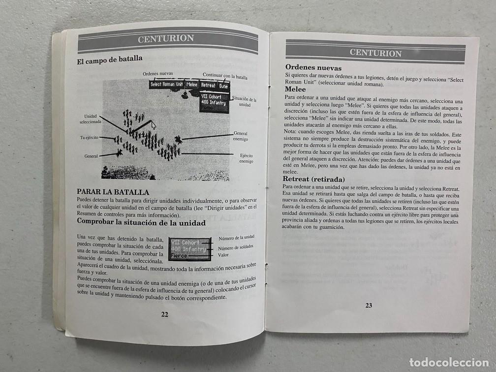 Videojuegos y consolas: CENTURION - MANUAL DE VIDEOJUEGO EN ESPA&Ntilde;OL - Foto 5