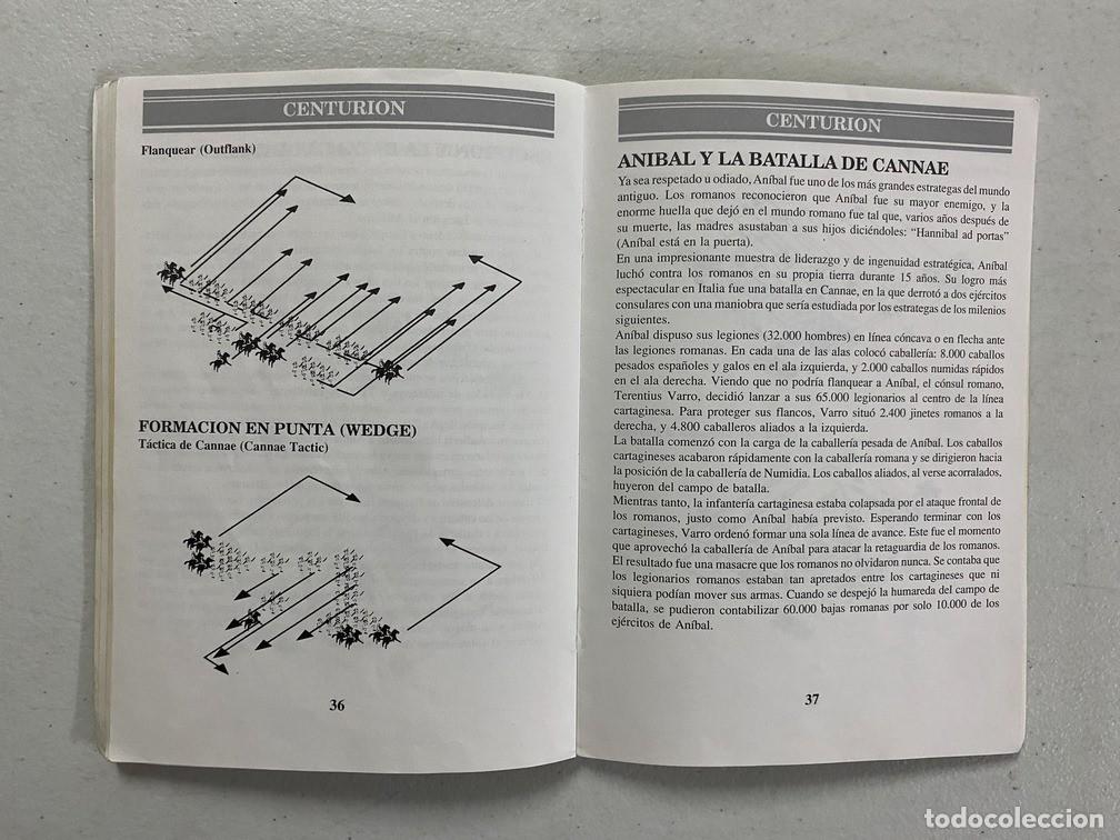Videojuegos y consolas: CENTURION - MANUAL DE VIDEOJUEGO EN ESPA&Ntilde;OL - Foto 7