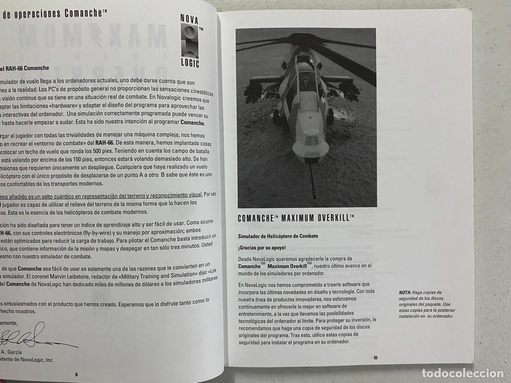 Videojuegos y consolas: COMANCHE MAXIMUM OVERKILL - MANUAL DE VIDEOJUEGO EN ESPA&Ntilde;OL - Foto 3