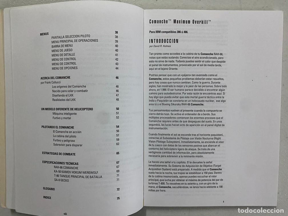 Videojuegos y consolas: COMANCHE MAXIMUM OVERKILL - MANUAL DE VIDEOJUEGO EN ESPA&Ntilde;OL - Foto 4