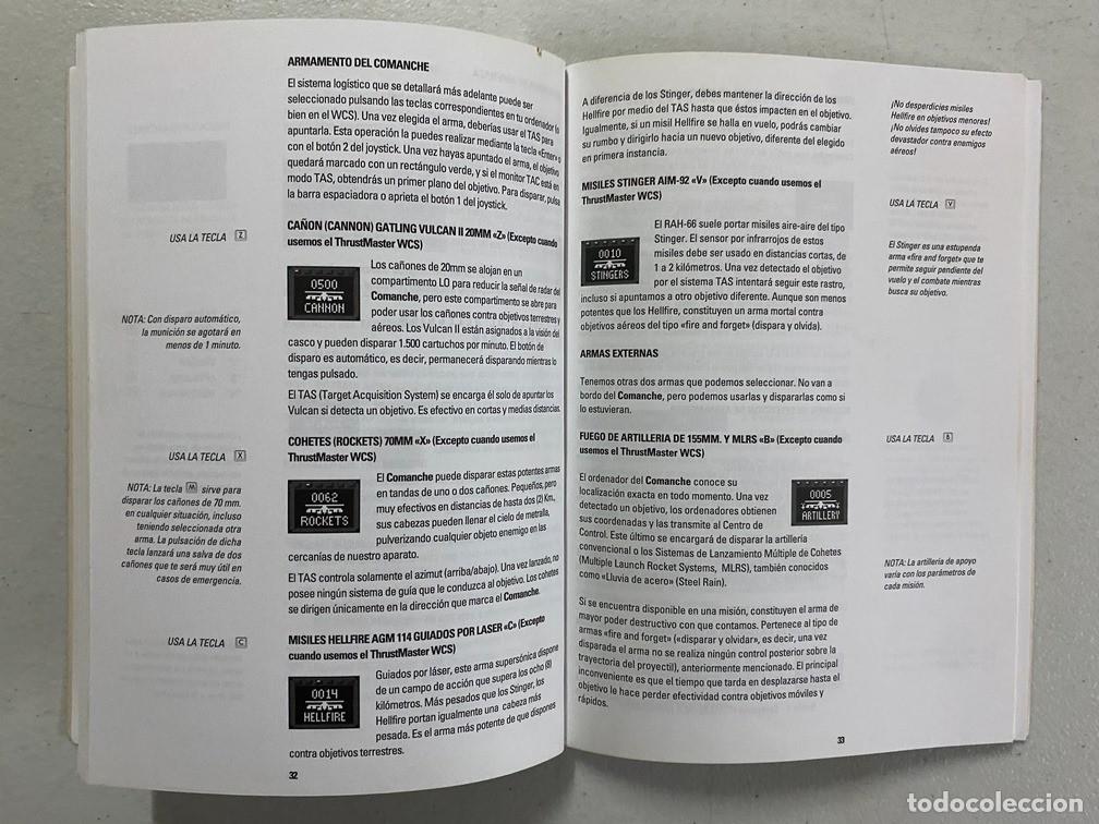 Videojuegos y consolas: COMANCHE MAXIMUM OVERKILL - MANUAL DE VIDEOJUEGO EN ESPA&Ntilde;OL - Foto 5