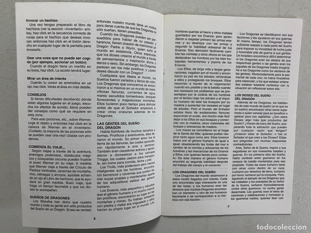 Videojuegos y consolas: DRAGON LORE - MANUAL DE VIDEOJUEGO EN ESPA&Ntilde;OL - Foto 5