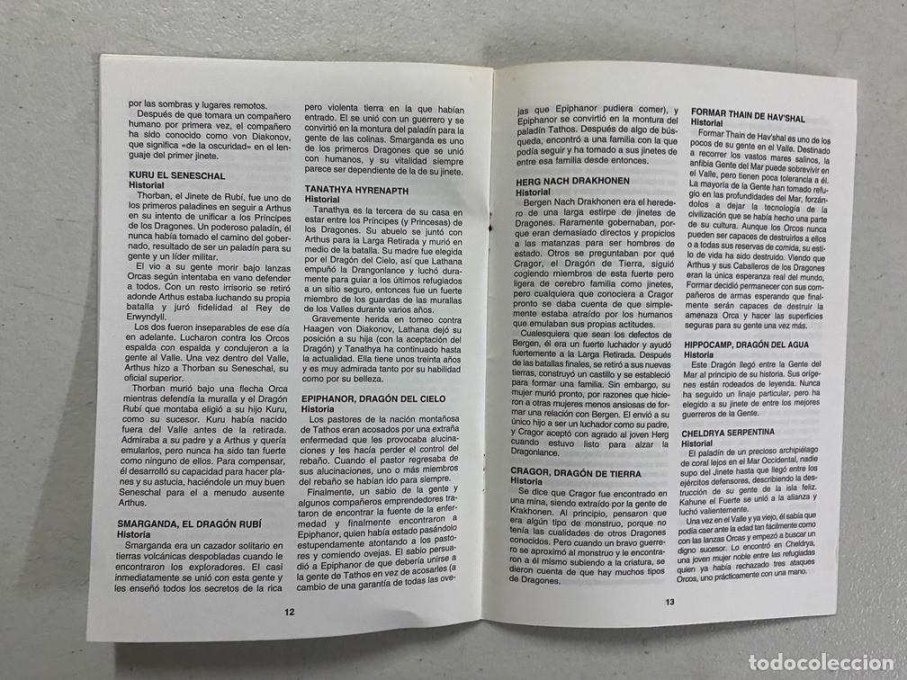 Videojuegos y consolas: DRAGON LORE - MANUAL DE VIDEOJUEGO EN ESPA&Ntilde;OL - Foto 7