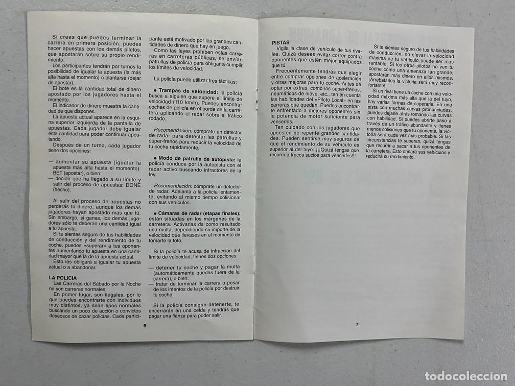 Videojuegos y consolas: LAMBORGHINI - MANUAL DE VIDEOJUEGO EN ESPA&Ntilde;OL - Foto 5
