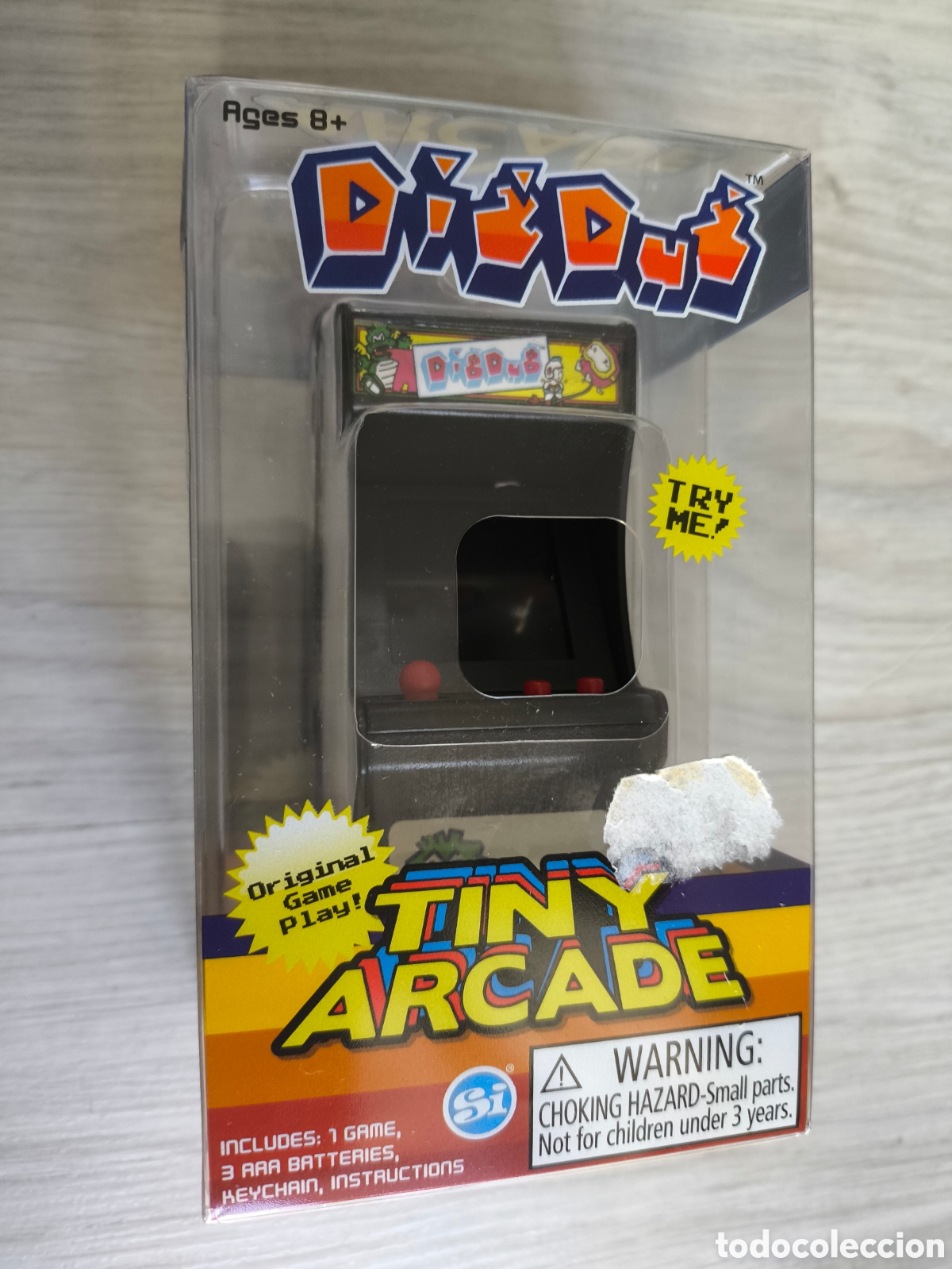 Videojuegos y consolas: Consola mini Tiny arcade Dig dug Bandai Namco nuevo - Foto 1